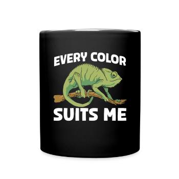 Chameleon Gifts - Full Colour Mug - black - Front