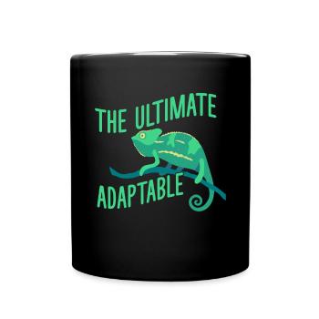 Chameleon Gifts - Tasse einfarbig - Schwarz - Vorne