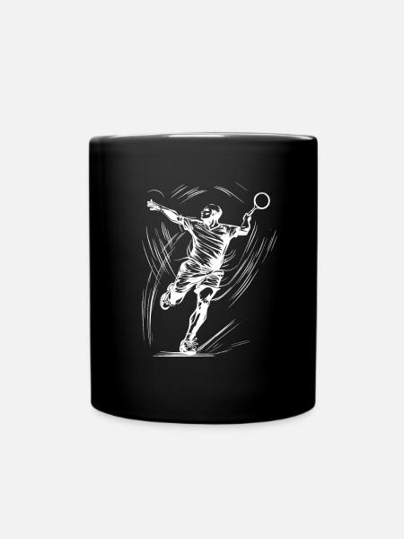 Badminton - Tasse einfarbig - Schwarz