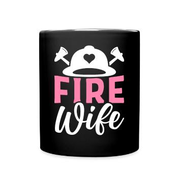 Firefighter Firefighter Firefighter - Full Colour Mug - black - Front