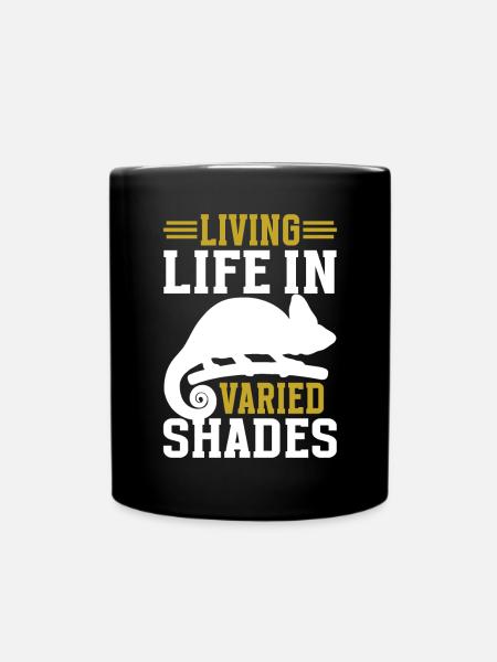 Chameleon Gifts - Tasse einfarbig - Schwarz