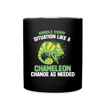 Chameleon Gifts - Full Colour Mug - black - Front