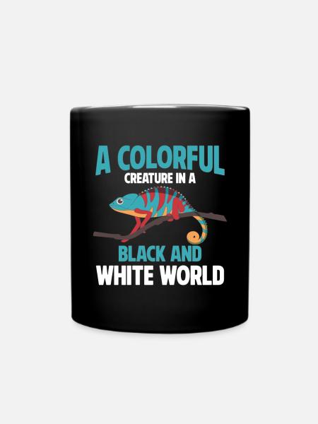 Chameleon Gifts - Tasse einfarbig - Schwarz