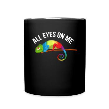 Chameleon Gifts - Tasse einfarbig - Schwarz - Vorne