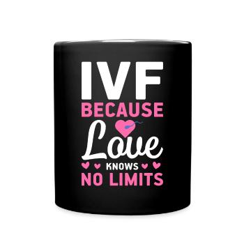 Vitro Fertilization IVF - Full Colour Mug - black - Front