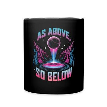 Cosmic Energy Life Energy Universal Force - Full Colour Mug - black - Front
