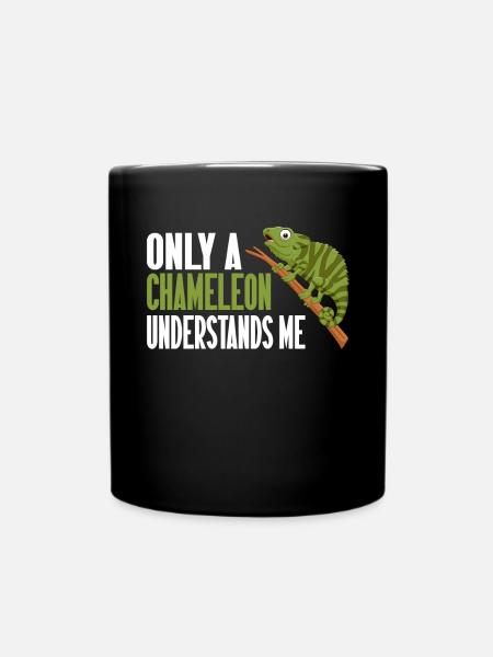 Chameleon Gifts - Tasse einfarbig - Schwarz