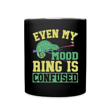 Chameleon Gifts - Tasse einfarbig - Schwarz - Vorne
