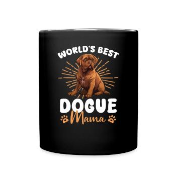 Dogue de Bordeaux Groovy Dogue Mom - Mug uni - noir - Devant