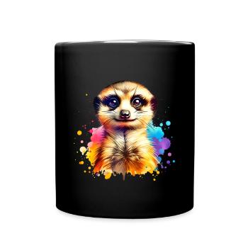 Meerkat - Full Colour Mug - black - Front