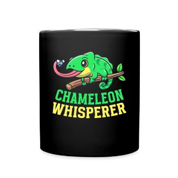 Chameleon Gifts - Tasse einfarbig - Schwarz - Vorne