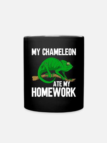 Chameleon Gifts - Tasse einfarbig - Schwarz