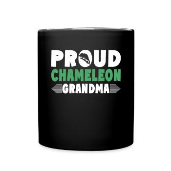 Chameleon Gifts - Tasse einfarbig - Schwarz - Vorne