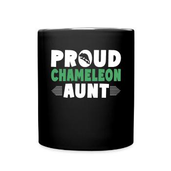 Chameleon Gifts - Tasse einfarbig - Schwarz - Vorne