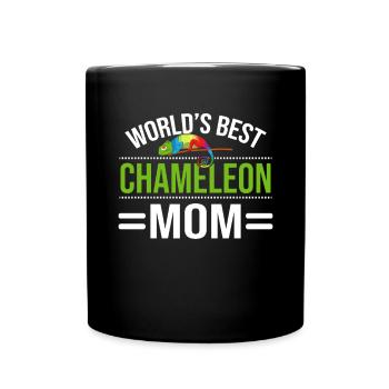 Chameleon Gifts - Tasse einfarbig - Schwarz - Vorne