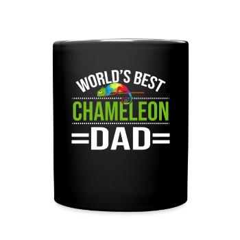 Chameleon Gifts - Tasse einfarbig - Schwarz - Vorne