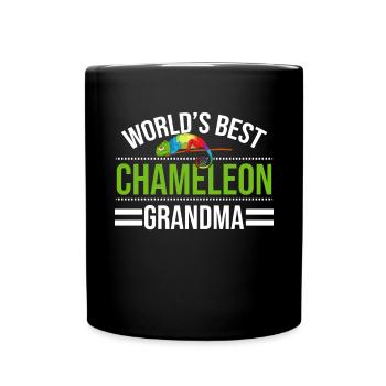 Chameleon Gifts - Tasse einfarbig - Schwarz - Vorne