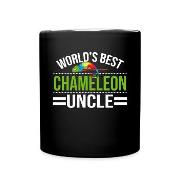 Chameleon Gifts - Tasse einfarbig - Schwarz - Vorne