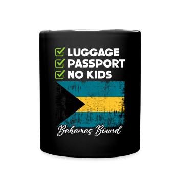 Bahamas Île des Caraïbes Cadeau d’été de l’Atlantique - Mug uni - noir - Devant