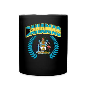 Bahamas Île des Caraïbes Cadeau d’été de l’Atlantique - Mug uni - noir - Devant