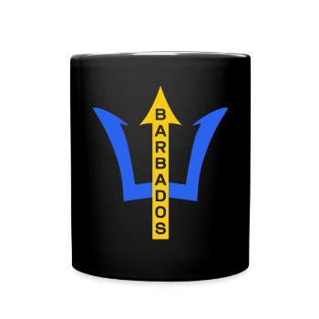 Barbados Karibik Bajan Urlaub Geschenk - Tasse einfarbig - Schwarz - Vorne