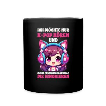 K-Pop Coréen Kpop Culture Kpop Corée du Sud Danse - Mug uni - noir - Devant