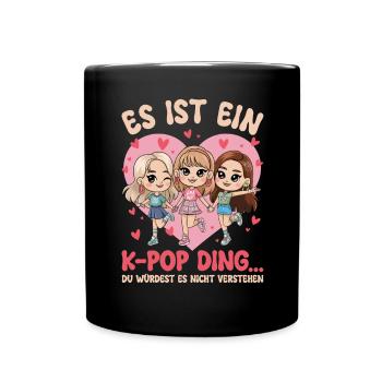 K-Pop Coréen Kpop Culture Kpop Corée du Sud Danse - Mug uni - noir - Devant