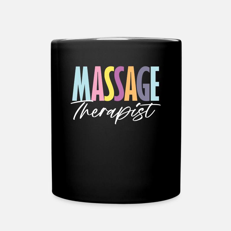 Massothérapeute Inspiration colorée - Mug uni - noir