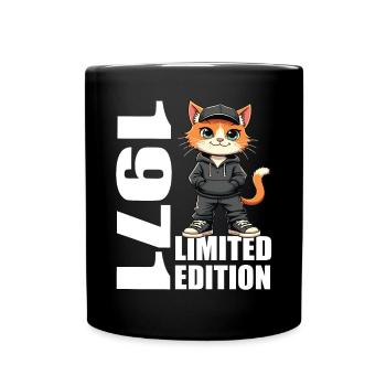 Edition Limitée 1971 Anniversaire Né 1971 - Mug uni - noir - Devant