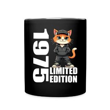 Edition Limitée 1975 Anniversaire Né 1975 - Mug uni - noir - Devant