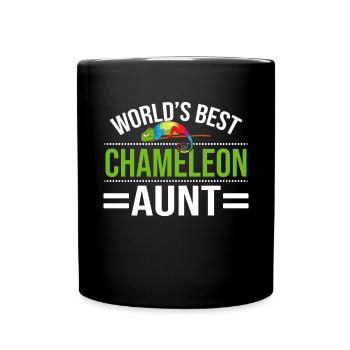 Chameleon Gifts - Tasse einfarbig - Schwarz - Vorne