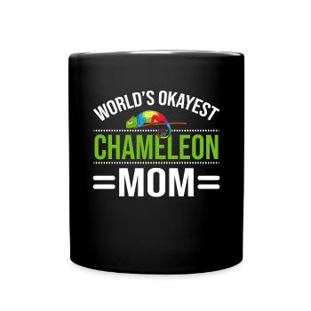 Chameleon Gifts - Tasse einfarbig - Schwarz - Vorne