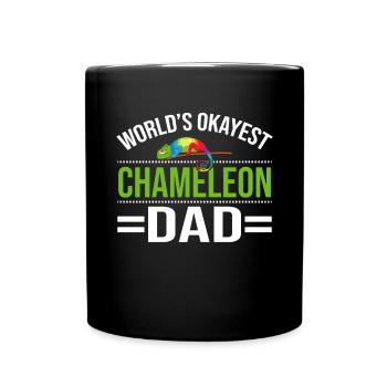 Chameleon Gifts - Tasse einfarbig - Schwarz - Vorne