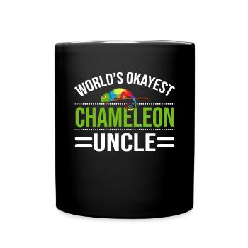 Chameleon Gifts - Tasse einfarbig - Schwarz - Vorne