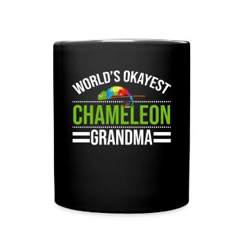 Chameleon Gifts - Tasse einfarbig - Schwarz - Vorne