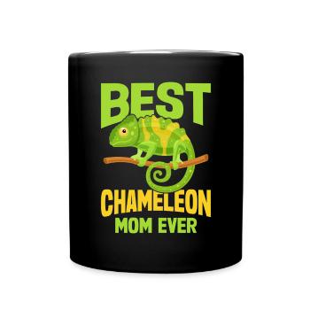 Chameleon Gifts - Tasse einfarbig - Schwarz - Vorne