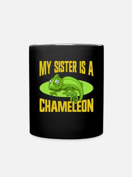 Chameleon Gifts - Tasse einfarbig - Schwarz