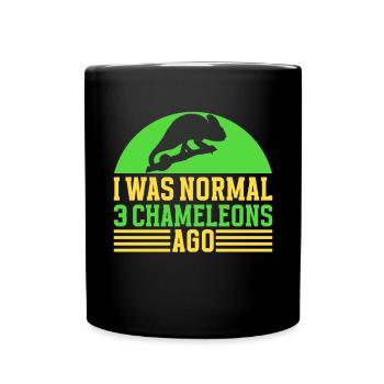 Chameleon Gifts - Tasse einfarbig - Schwarz - Vorne