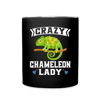 Cadeaux Caméléon - Mug uni - noir - Devant