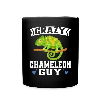 Chameleon Gifts - Tasse einfarbig - Schwarz - Vorne