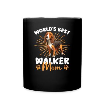 Treeing Walker Coonhound Walker Mom - Tasse einfarbig - Schwarz - Vorne