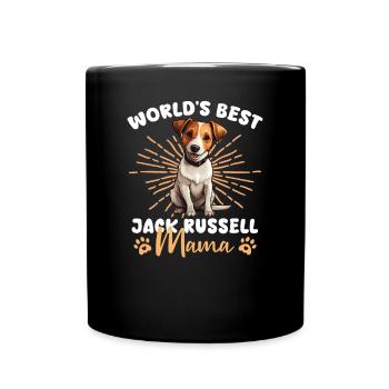 Jack Russell Terrier Groovy Jack Russell Maman - Mug uni - noir - Devant