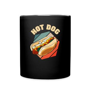 Leckeres Hot Dog Erlebnis für - Tasse einfarbig - Schwarz - Vorne