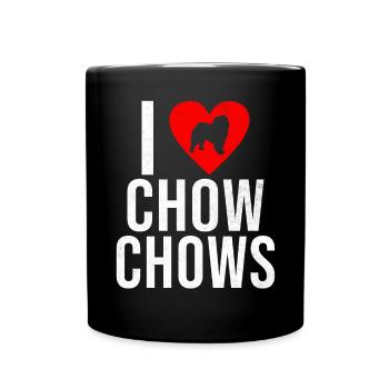 Chow Chow Gifts - Full Colour Mug - black - Front
