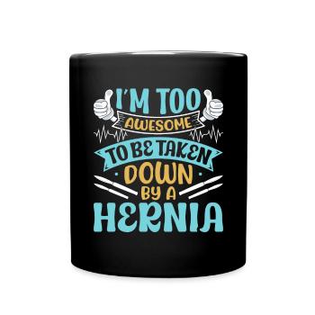 Chirurgie des hernies - Mug uni - noir - Devant