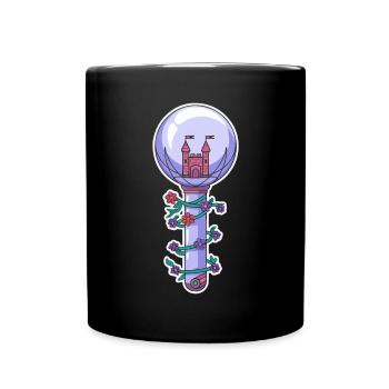 K-Pop Koreanische Popmusik Südkorea Kpop Lightstick - Tasse einfarbig - Schwarz - Vorne