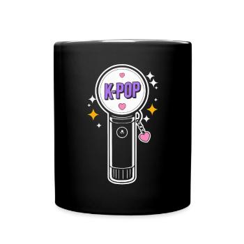 K-Pop Musique pop coréenne Corée du Sud Kpop Lightstick - Mug uni - noir - Devant