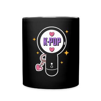 K-Pop Musique pop coréenne Corée du Sud Kpop Lightstick - Mug uni - noir - Devant