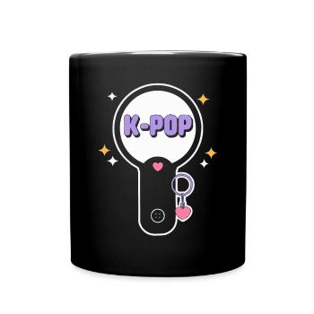 K-Pop Musique pop coréenne Corée du Sud Kpop Lightstick - Mug uni - noir - Devant
