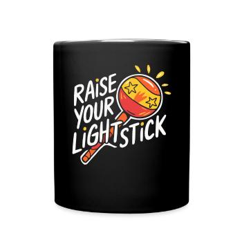 K-Pop Musique pop coréenne Corée du Sud Kpop Lightstick - Mug uni - noir - Devant